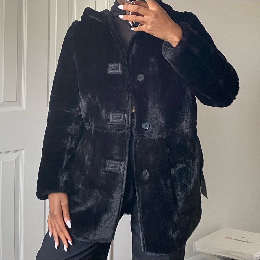 Zara reversible shearling jacket
